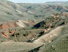 scenic arid valley
